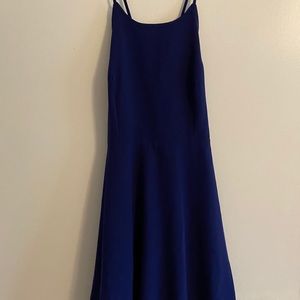 Royal blue mini dress